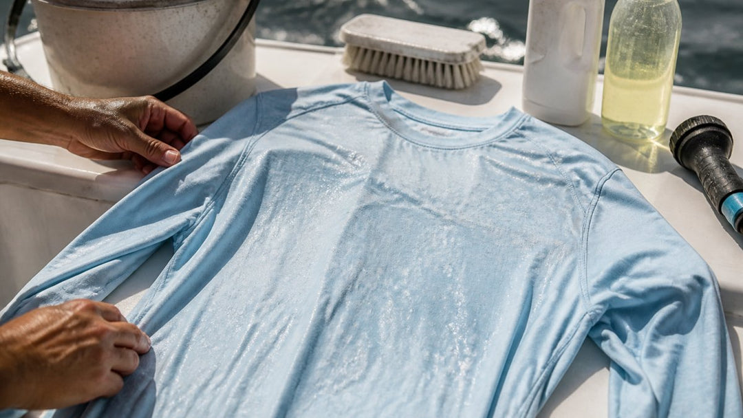 Prevent Salt Stains on Fishing Shirts: A Complete Guide