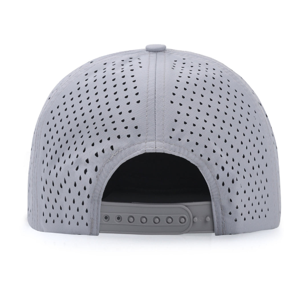 6 Panel Flat Bill Trucker Snapback