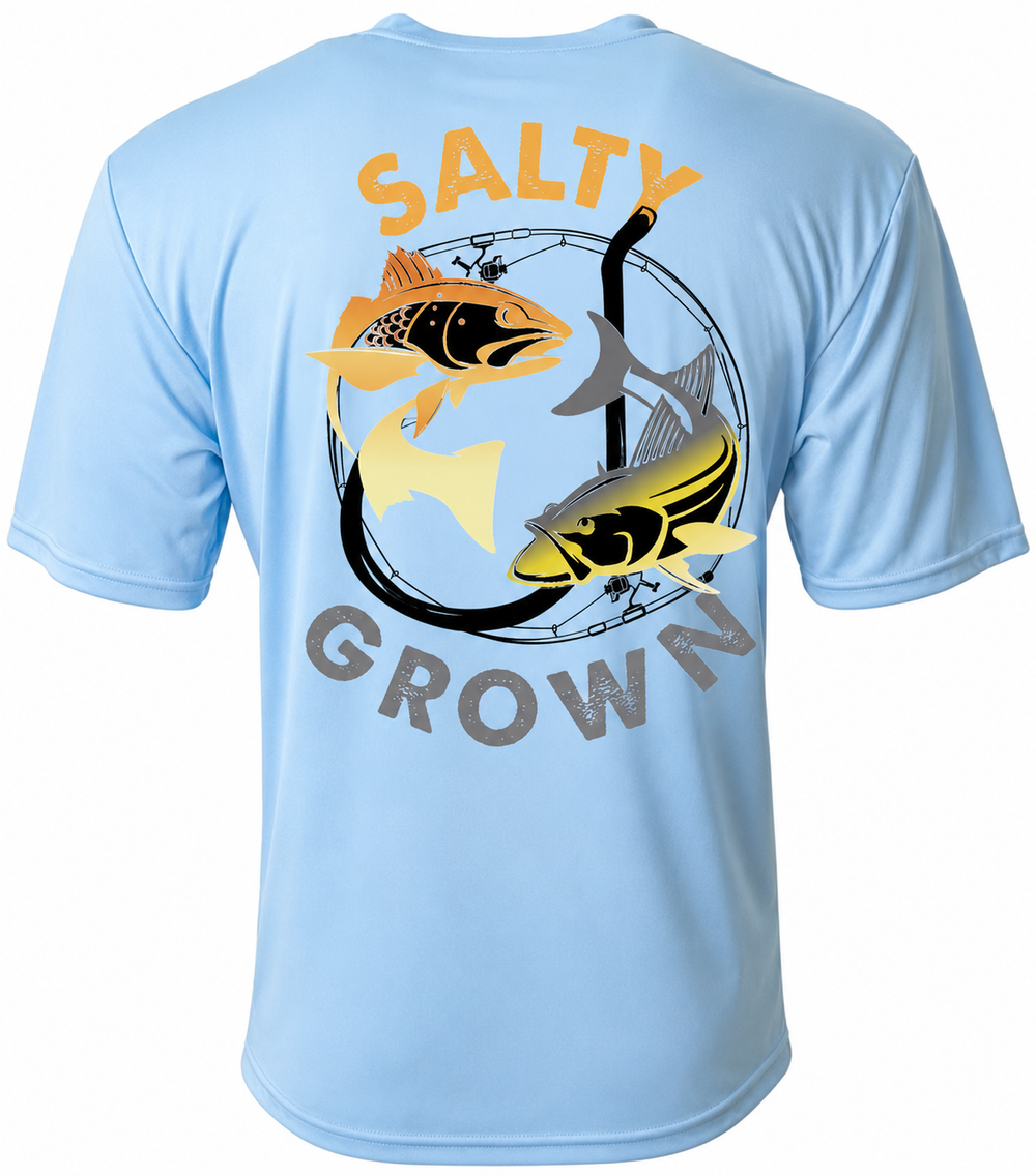 SaltyGrown Men's Short Sleeve Performance Shirt SaltyGrown