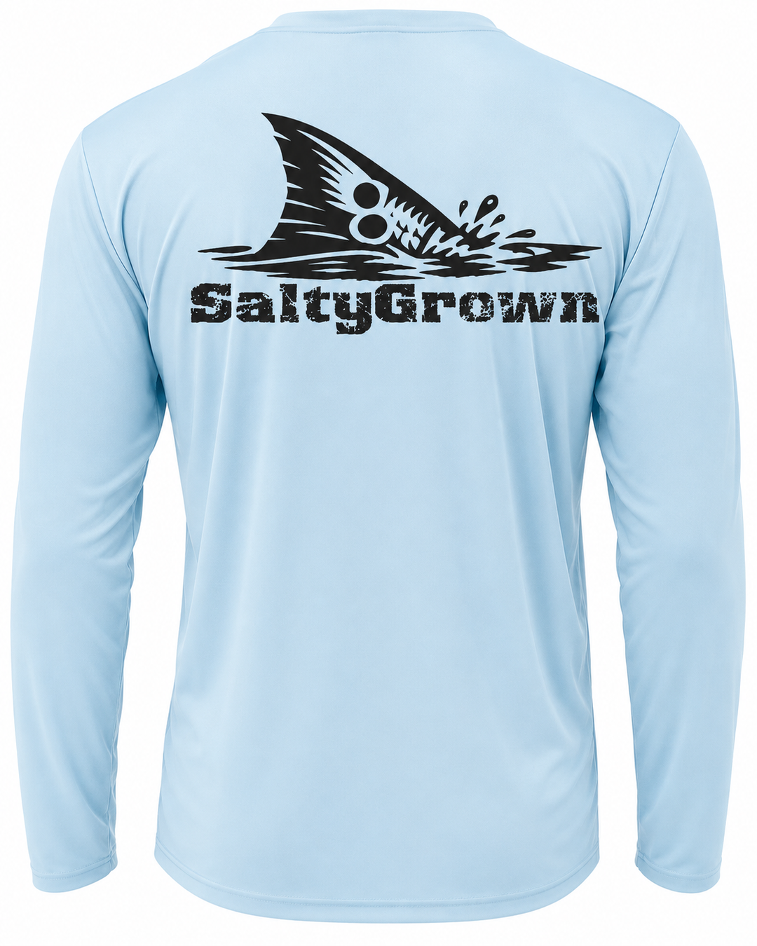 SaltyGrown Men's Redfish Tail Long Sleeve Performance Shirt SaltyGrown
