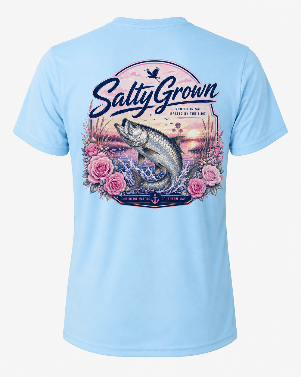 SaltyGrown Women's Tarpon Short Sleeve Performance Shirt SaltyGrown