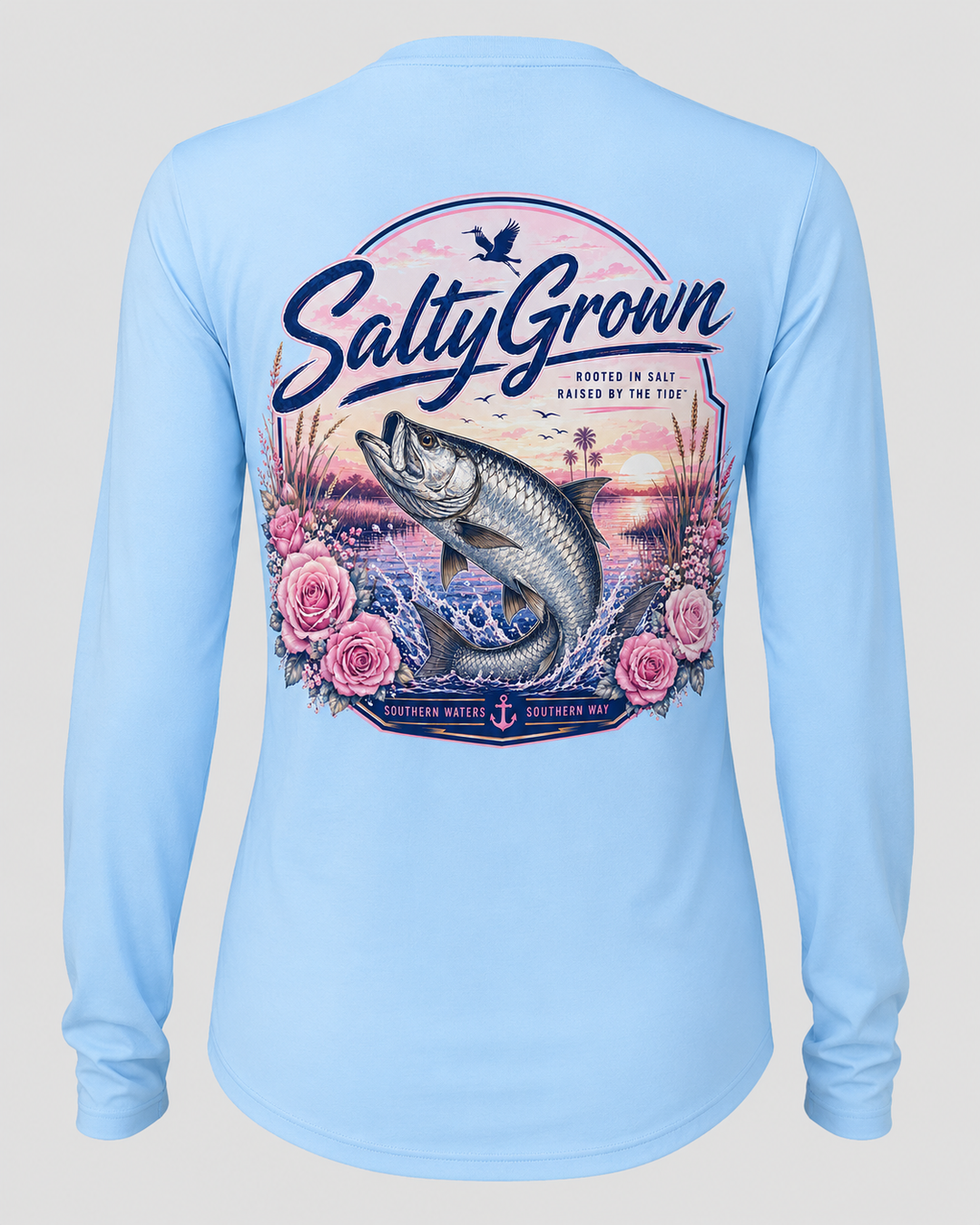 SaltyGrown Women's Tarpon Long Sleeve Performance Shirt SaltyGrown