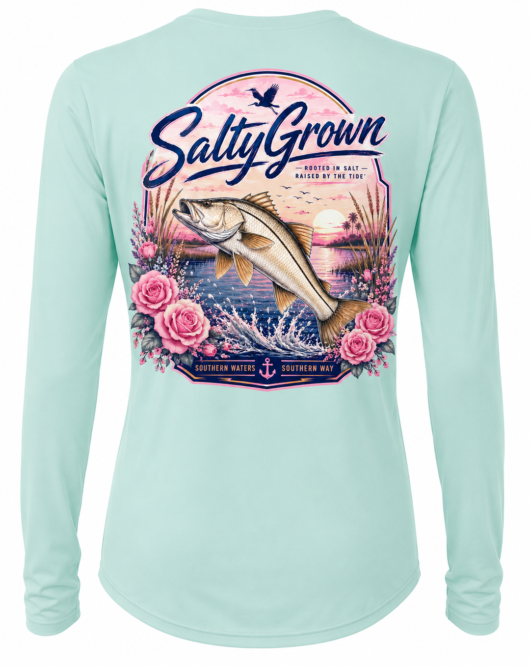 SaltyGrown Women's Snook Long Sleeve Performance Shirt SaltyGrown