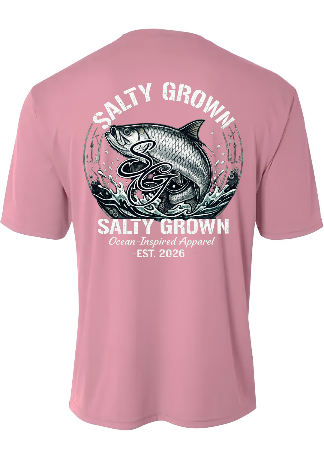 SaltyGrown Kids' Tarpon Short Sleeve Performance Shirt SaltyGrown