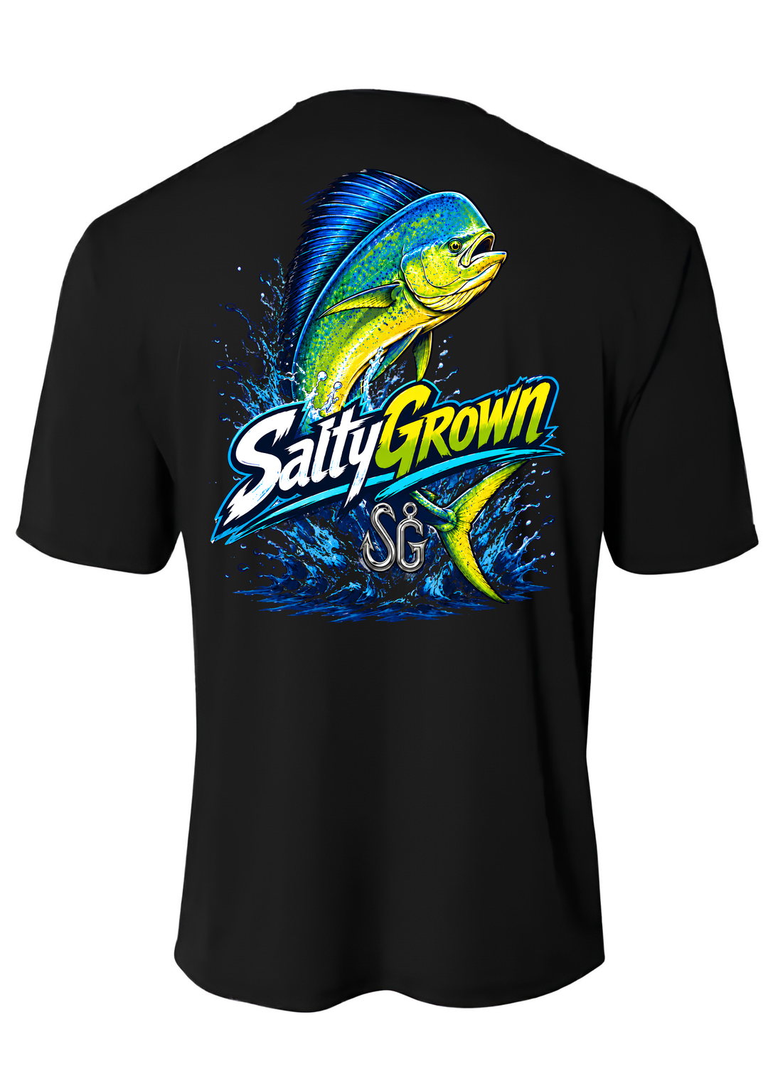 SaltyGrown Kids' Mahi Short Sleeve Performance Shirt SaltyGrown