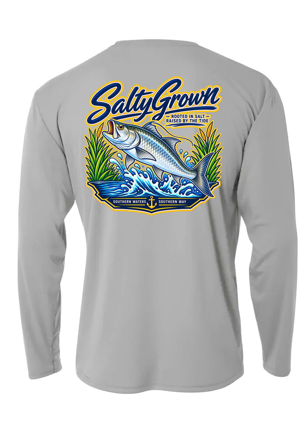 SaltyGrown Kids' Tarpon Long Sleeve Performance Shirt SaltyGrown