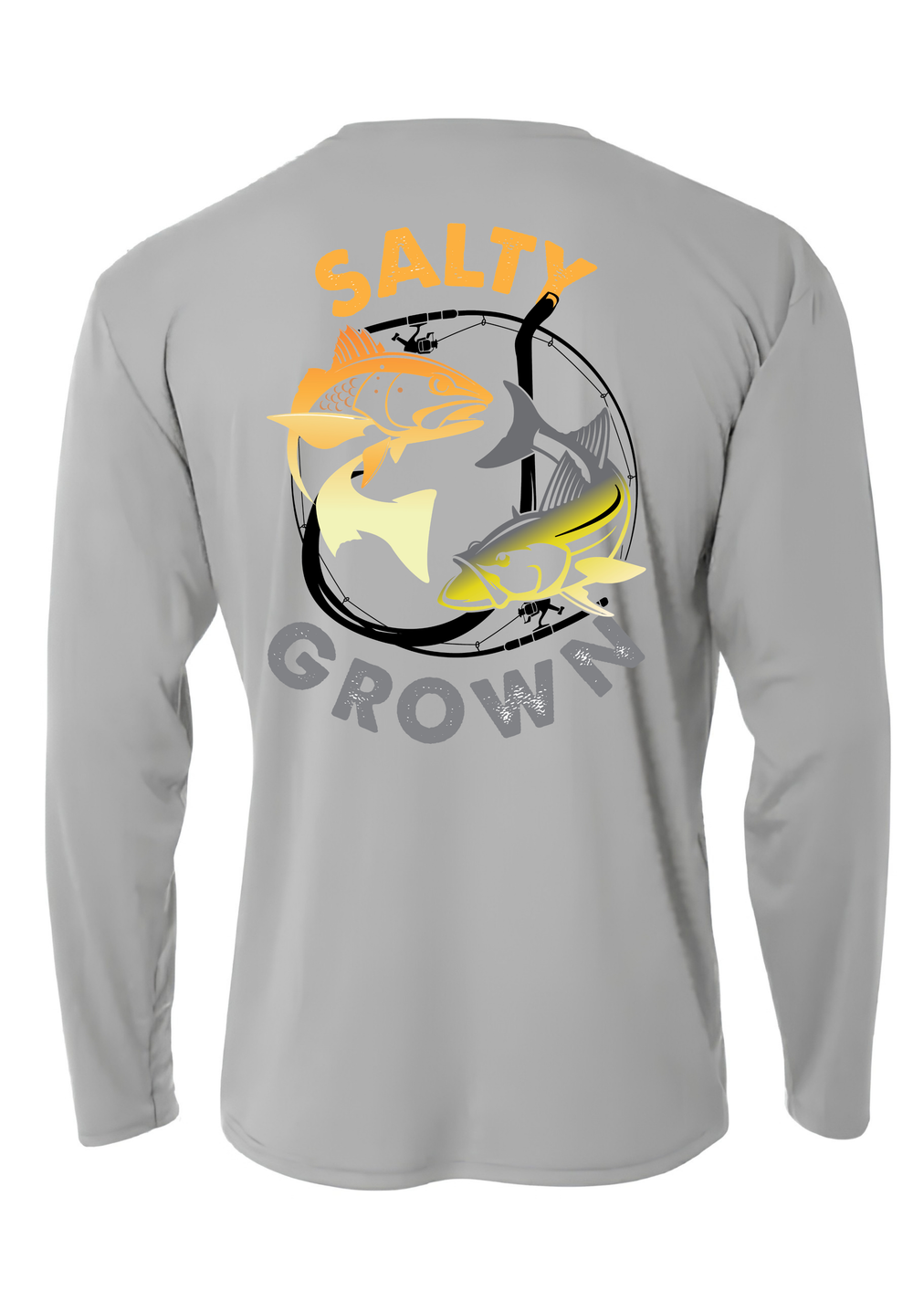 SaltyGrown Men's Long Sleeve Performance Shirt SaltyGrown