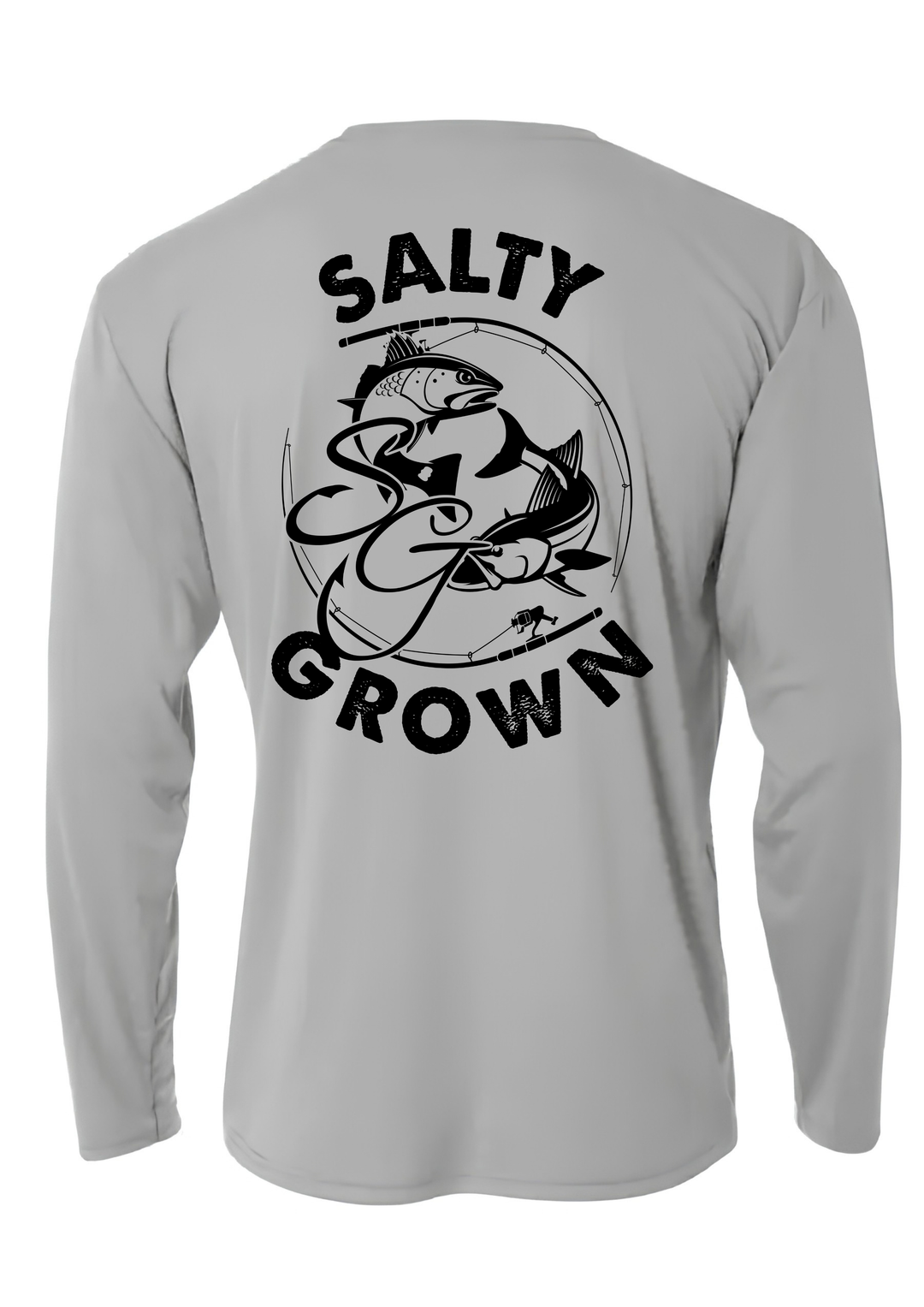 SaltyGrown Men's Long Sleeve Performance Shirt SaltyGrown