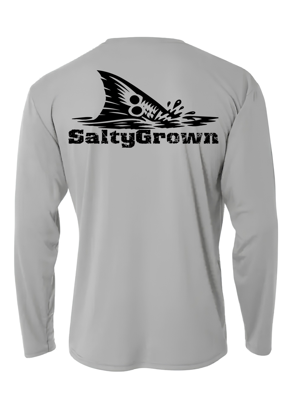 SaltyGrown Men's Redfish Tail Long Sleeve Performance Shirt SaltyGrown
