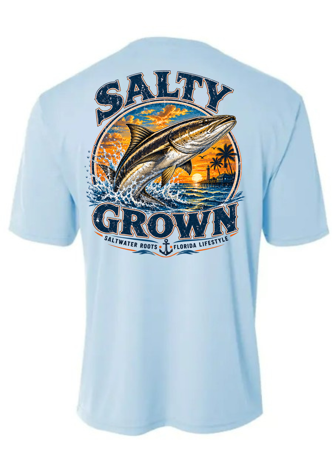 SaltyGrown Men's Cobia Short Sleeve Performance Shirt SaltyGrown