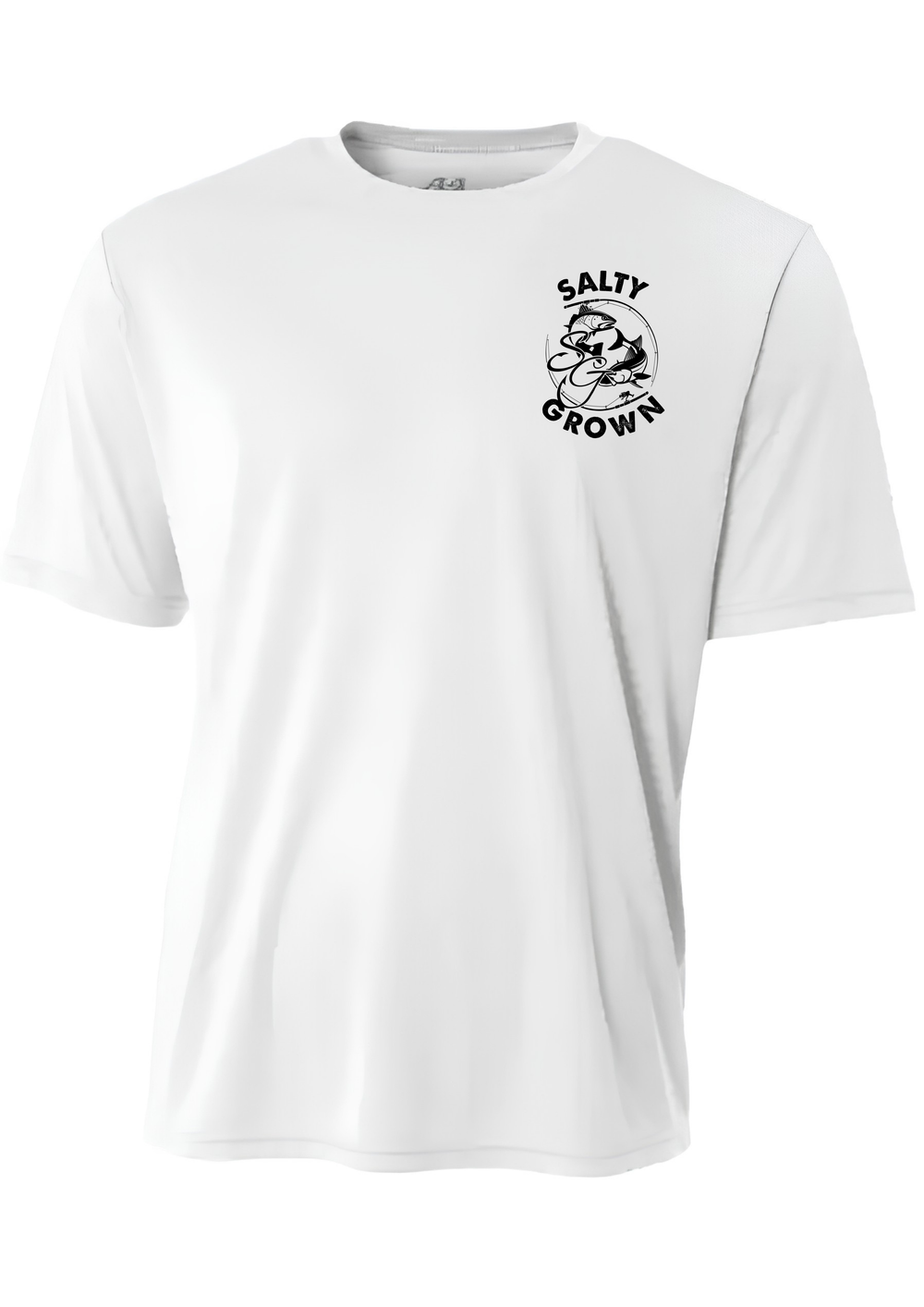 SaltyGrown Men's Scallop Short Sleeve Performance Shirt SaltyGrown