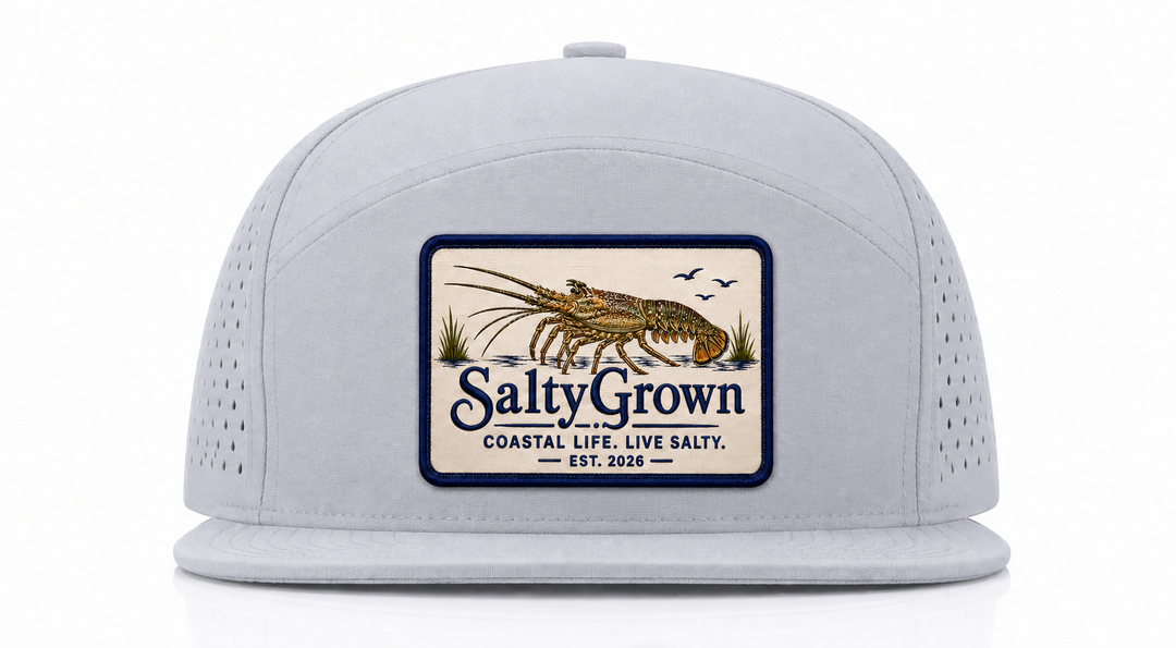 6 Panel Flat Bill Trucker Snapback