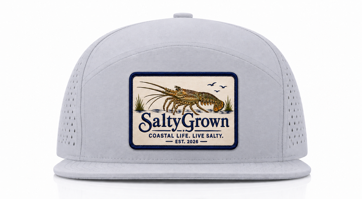 6 Panel Flat Bill Trucker Snapback