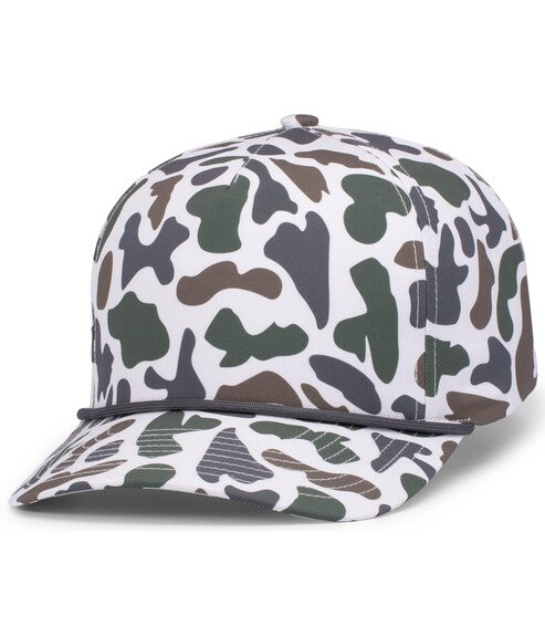 Weekender Duck Timberline Camo 5-Panel Trucker SaltyGrown
