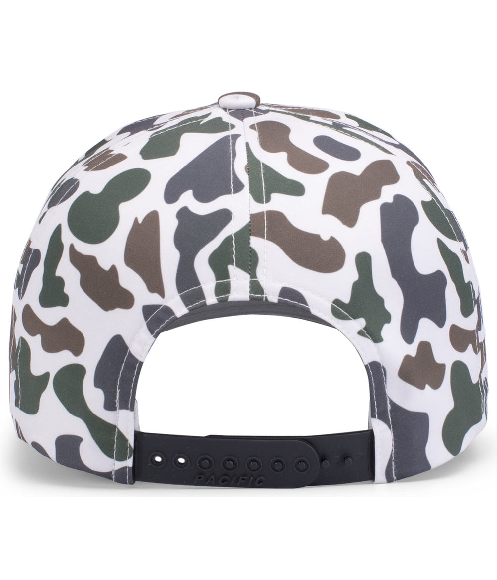 Weekender Duck Timberline Camo 5-Panel Trucker SaltyGrown