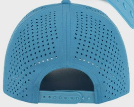 White Rope 5 Panel Quick Dry Snapback Cap