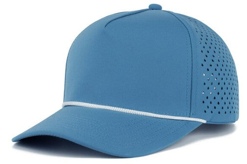 Blue Rope 5 Panel Quick Dry Snapback Cap