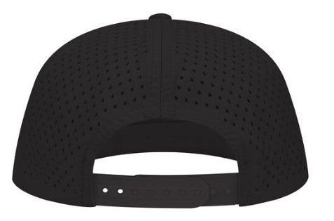 Sky Blue 5 Panel Flat Brim Rope Snapback Cap