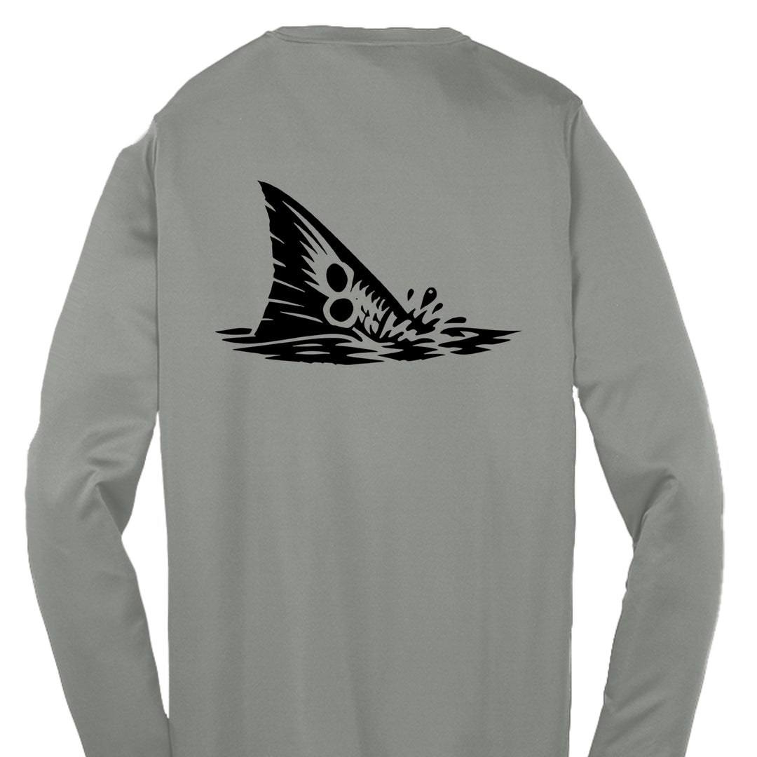 Grey Concrete Heather - YST350LS - BACK