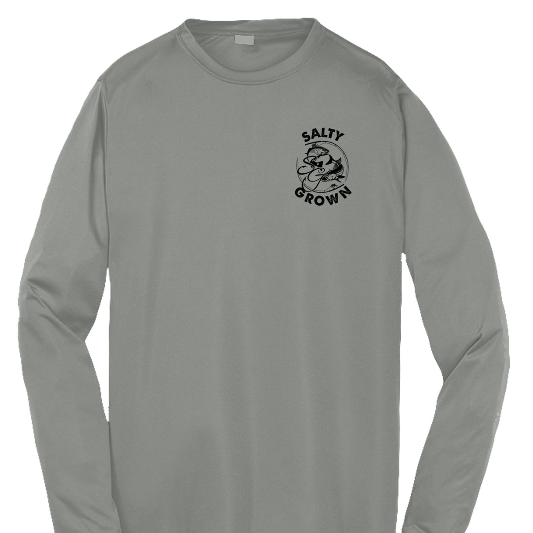 Grey Concrete Heather - YST350LS - FRONT