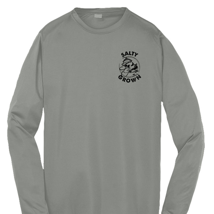 Grey Concrete Heather - YST350LS - FRONT
