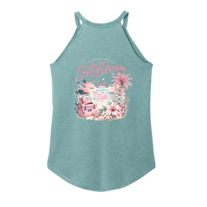 Heathered Eucalyptus Blue - DT137L - BACK