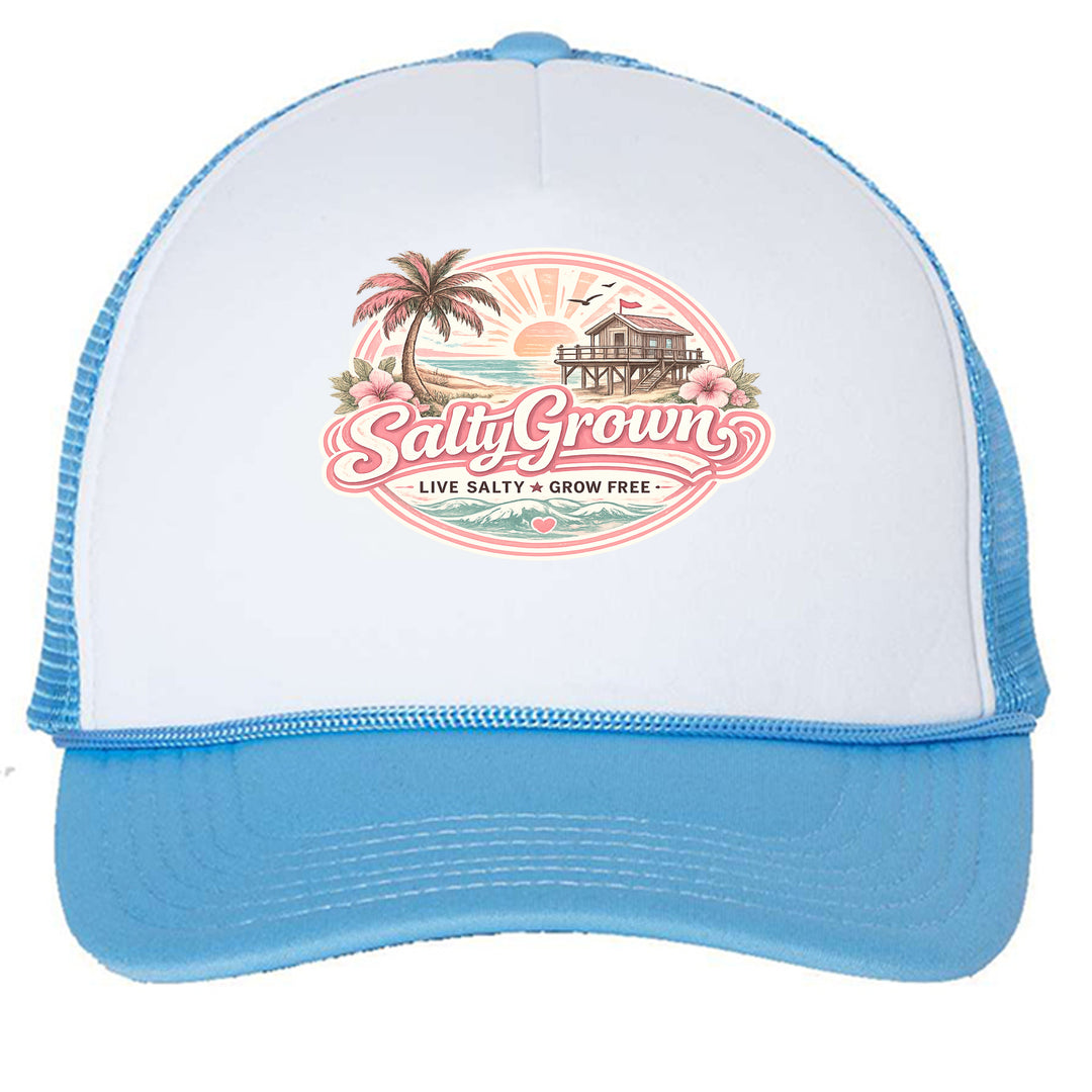 White/ Baby Blue - VC700 - FRONT