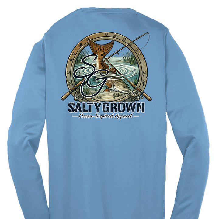 Carolina Blue - YST350LS - BACK