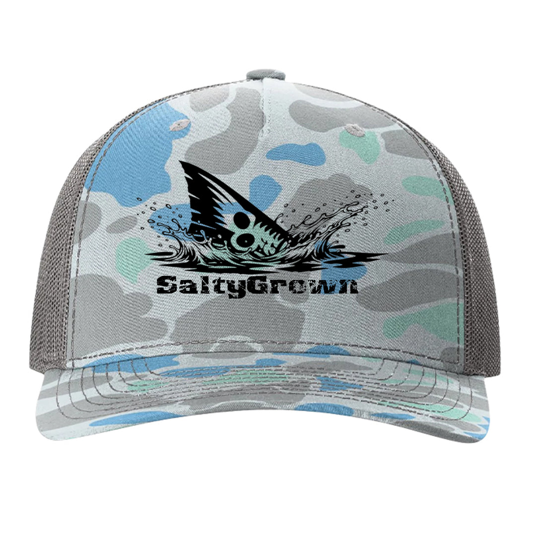 Saltwater Duck Camo/ Charcoal - 112PFP - FRONT