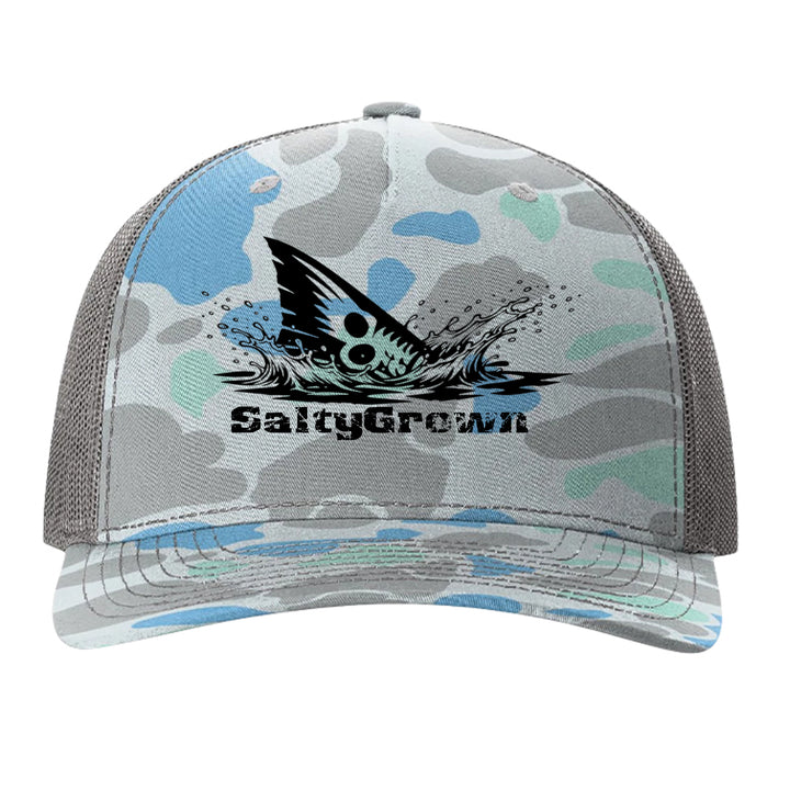 Saltwater Duck Camo/ Charcoal - 112PFP - FRONT
