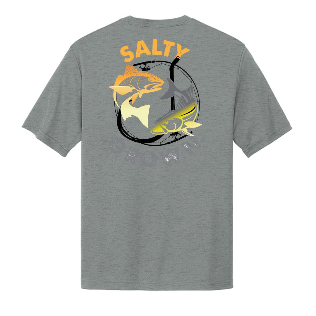 Grey Concrete Heather - ST350 - BACK