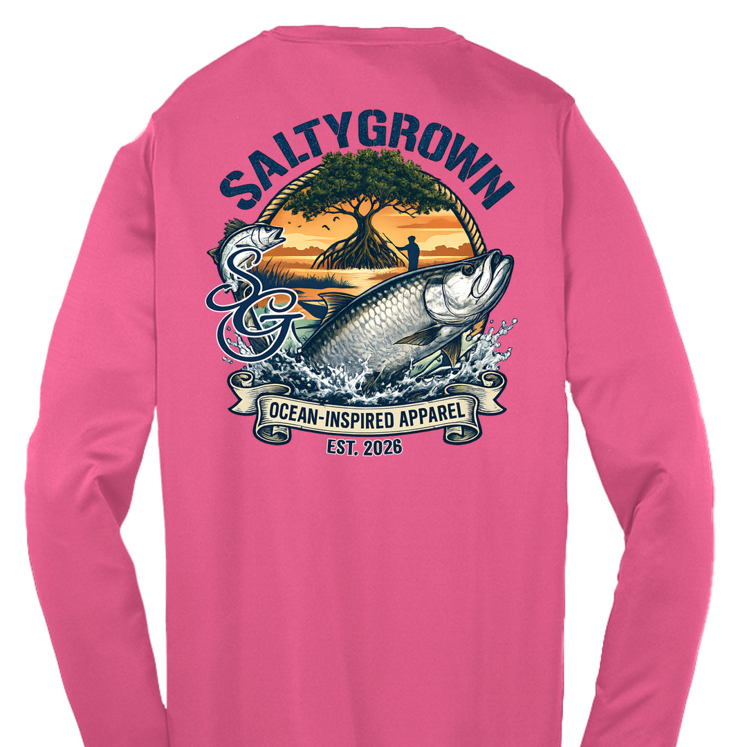 Neon Pink - YST350LS - BACK