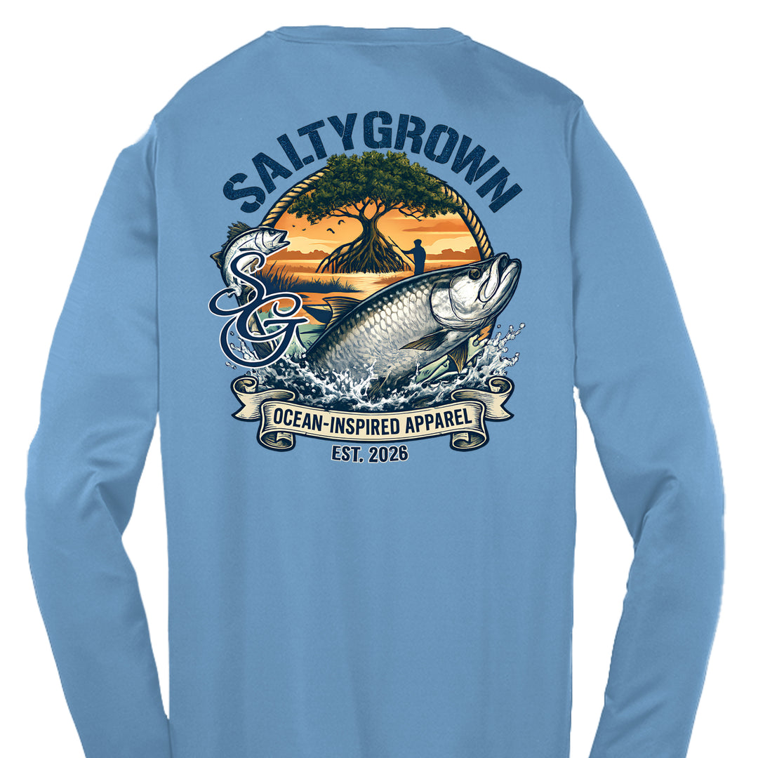Carolina Blue - YST350LS - BACK