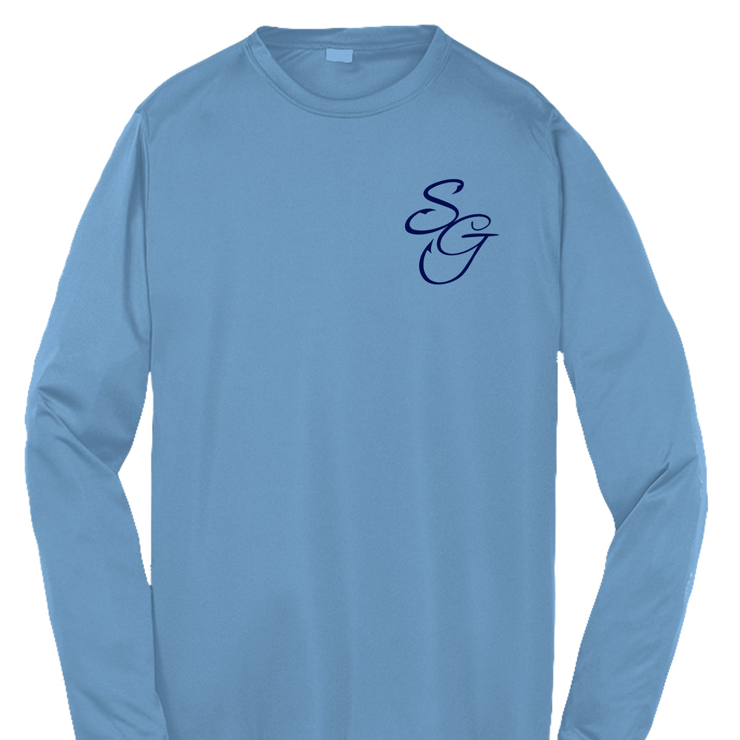 Carolina Blue - YST350LS - FRONT