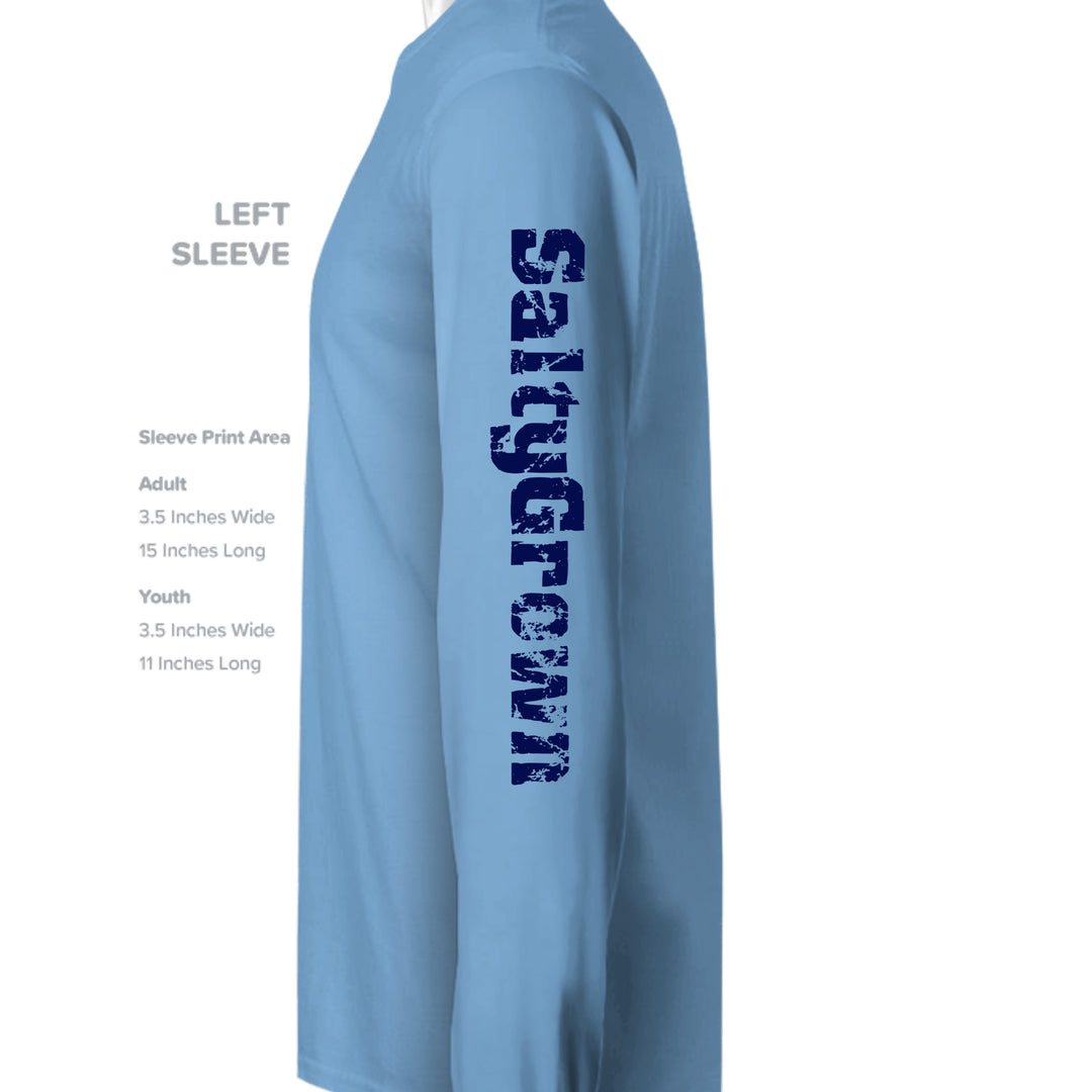 Carolina Blue - YST350LS - SLEEVE_LEFT