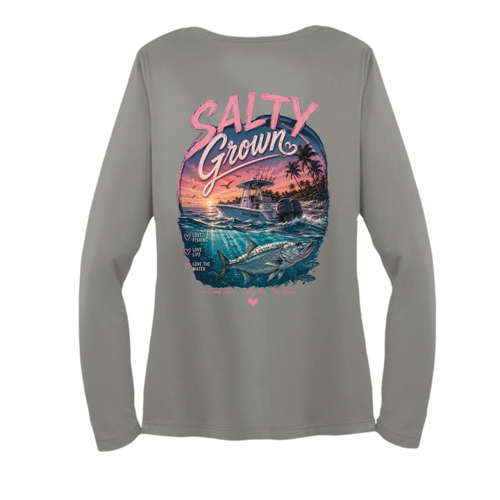 Grey Concrete Heather - LST353LS - BACK