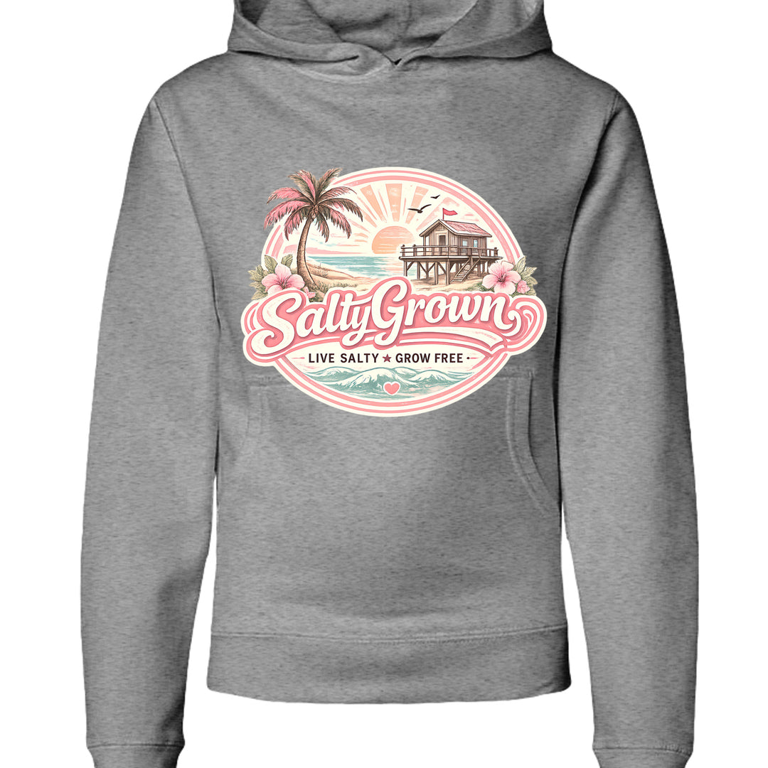 Grey Heather - SS4001Y - BACK