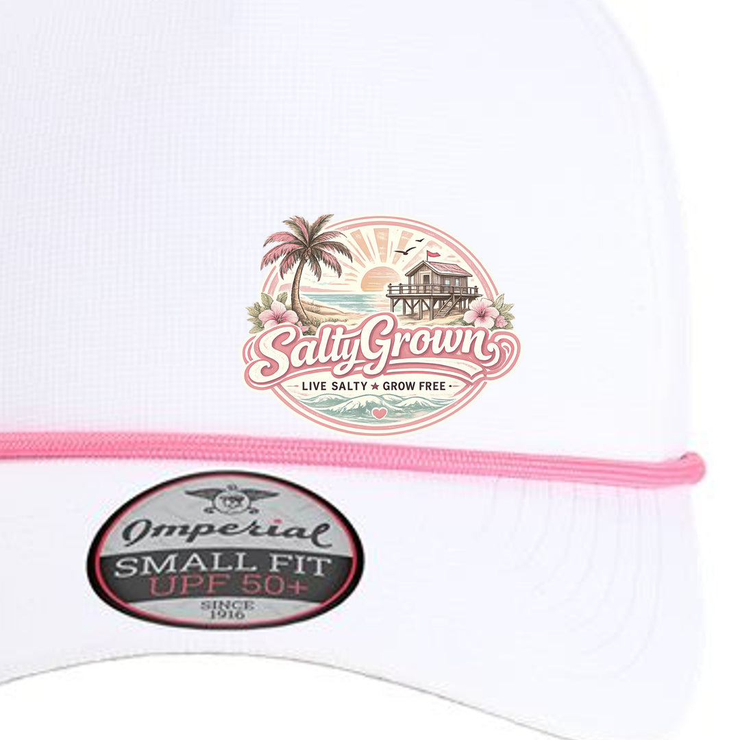 White/ Hot Pink - L5059 - FRONT