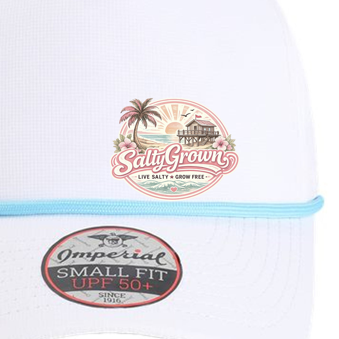 White/ Light Blue - L5059 - FRONT