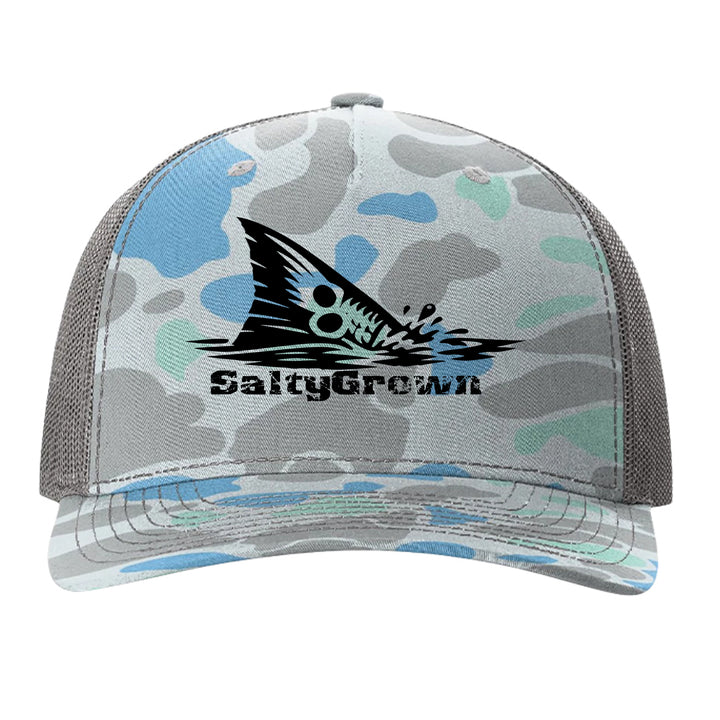 Saltwater Duck Camo/ Charcoal - 112PFP - FRONT